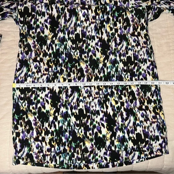 ERDEM Emma Wiggle Abstract Print Silk Mini Shift Dresss - Picture 15 of 16